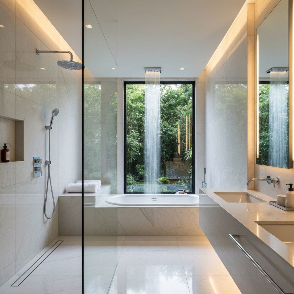 Modern luxury bathroom remodeling
